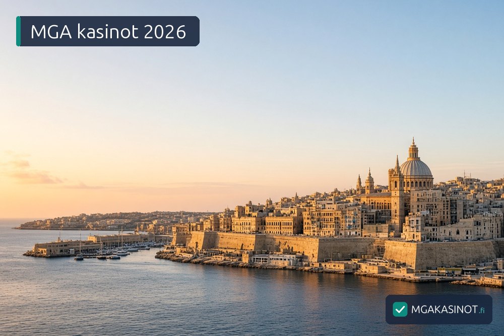 MGA kasinot 2026 – Maltan peliviranomaisen lisensoimat nettikasinot